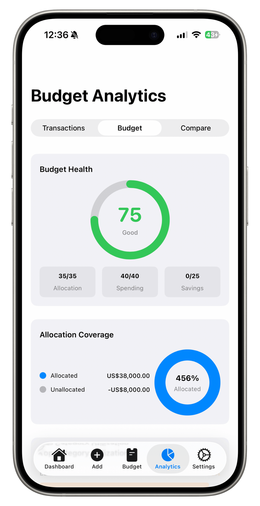 Plan monthly screenshot